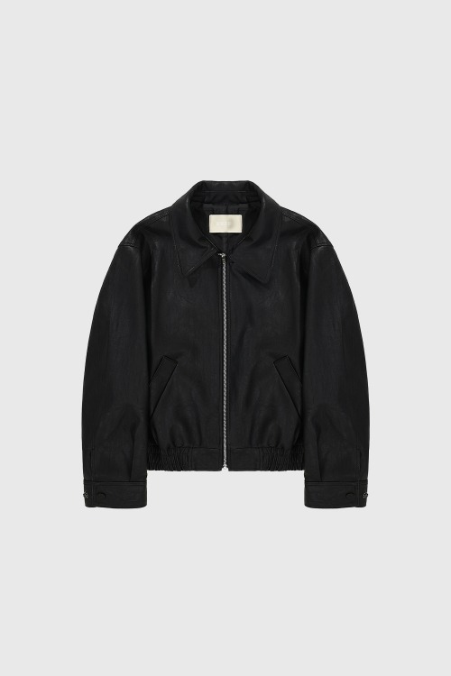 KAI Leather Zip up Jacket